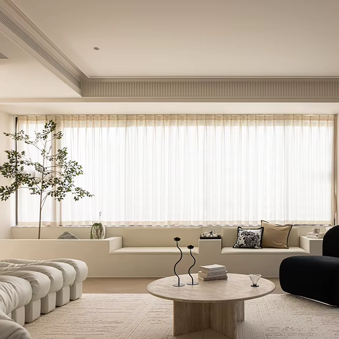 Interior Design Layout - Projekt wnętrz w stylu francuskim Sanhai,