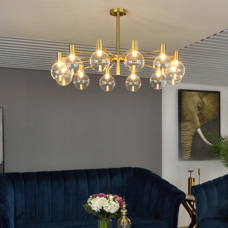 Interior Design Years - Lekki luksusowy żyrandol led do salonu