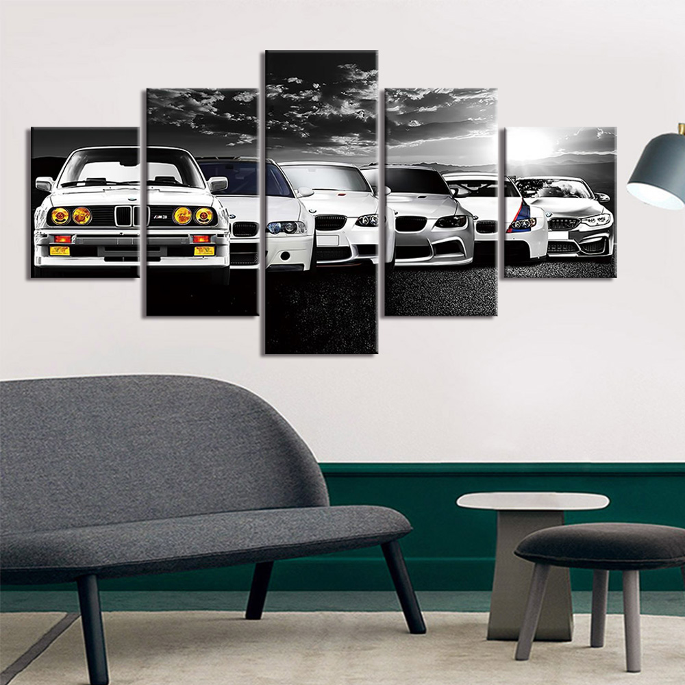 Interior Design Sketch - 5 sztuk Wall Art Canvas plakat