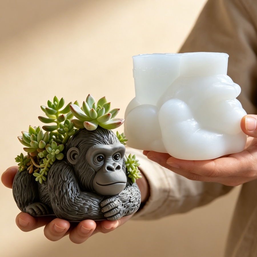 Ceramic Candle Vessel - Forma silikonowa do żywicy w kształcie