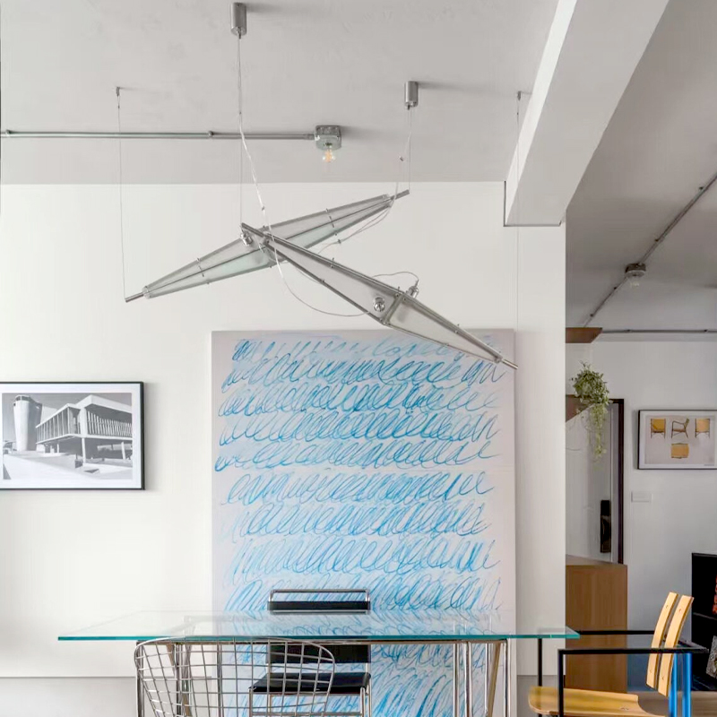 Szklany żyrandol LED, minimali – Interior Design Years recenzja i cena