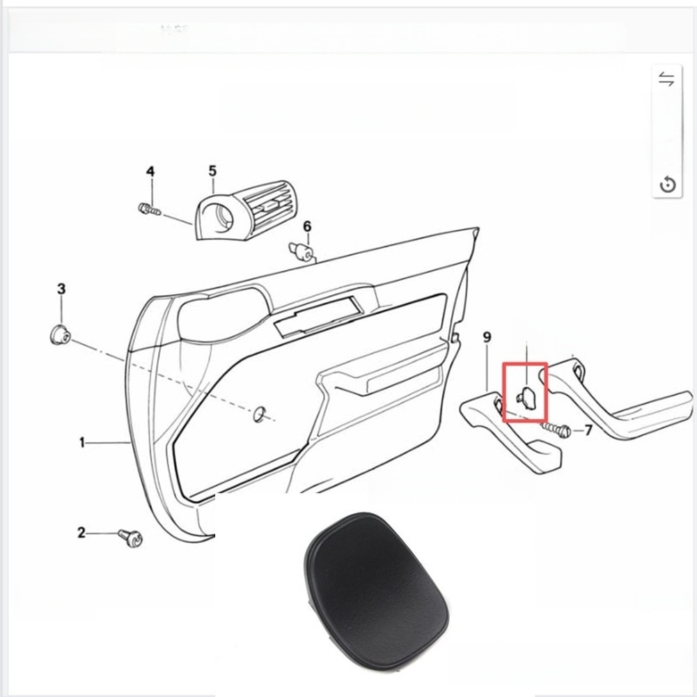 Uchwyt wewnętrzny klamki drzwi – Engineering And Interior Design recenzja i cena