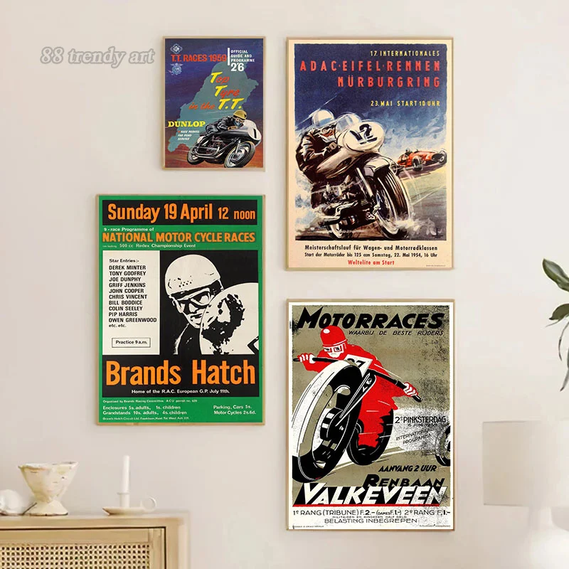 Vintage 24 Horas Motorcycle Ra – Interior Design Sketch recenzja i cena