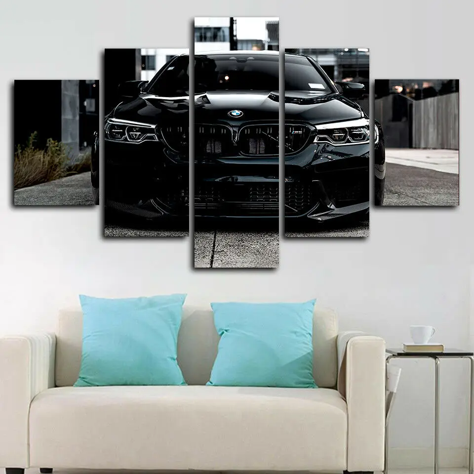 No Framed Canvas 5Pcs Black M5 – Interior Design Sketch recenzja i cena