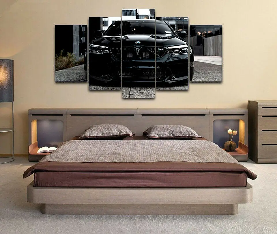 No Framed Canvas 5Pcs Black M5 – Interior Design Sketch recenzja i cena