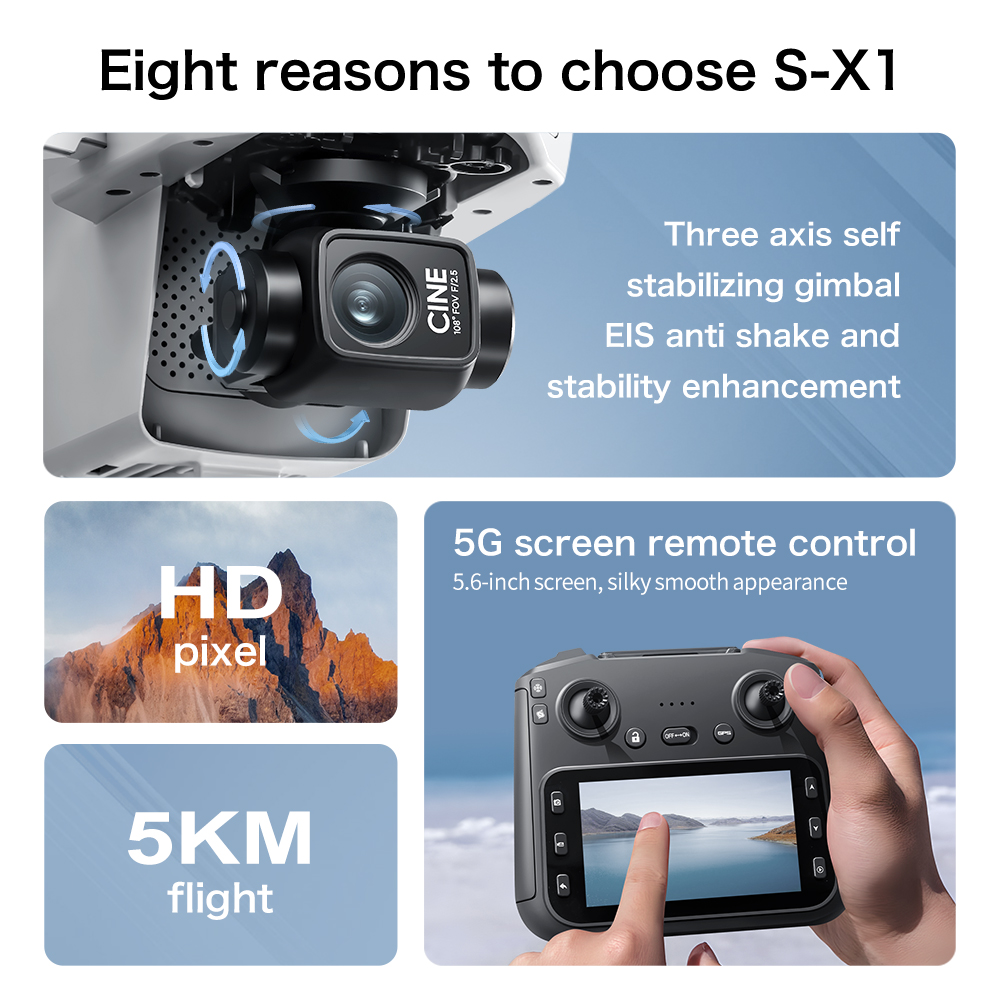 Oryginalny dron S-X1 8K HD Pro – Interior Design Game recenzja i cena