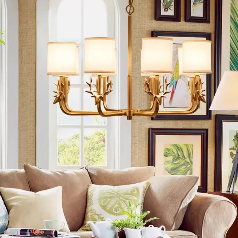 Miedziany żyrandol do salonu,  – Interior Design Years recenzja i cena