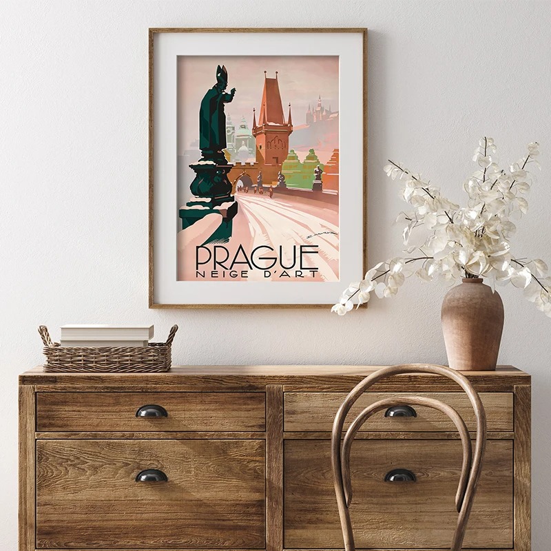 Podróż Retro Plakat Sztuka Mal – Interior Design Sketch recenzja i cena