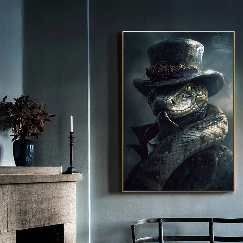 Cool Steampunk Animals Portrai – Interior Design Sketch recenzja i cena