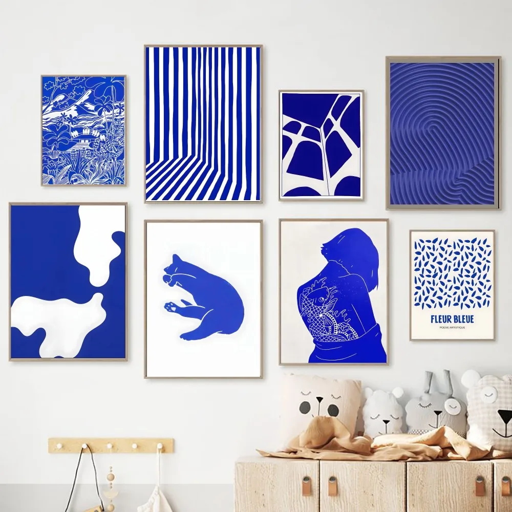 Abstrakcyjny Klein Niebieski P – Interior Design Sketch recenzja i cena