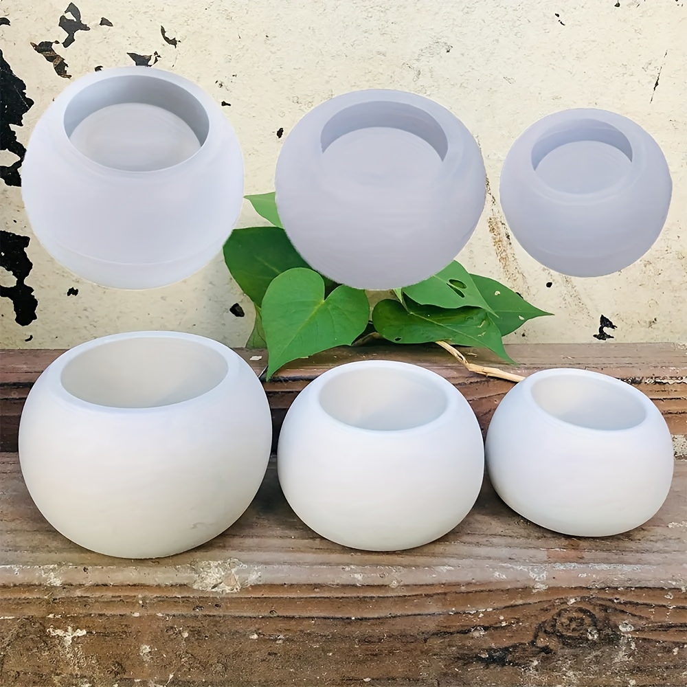 3 szt. - Okrągła silikonowa fo – Ceramic Candle Vessel recenzja i cena