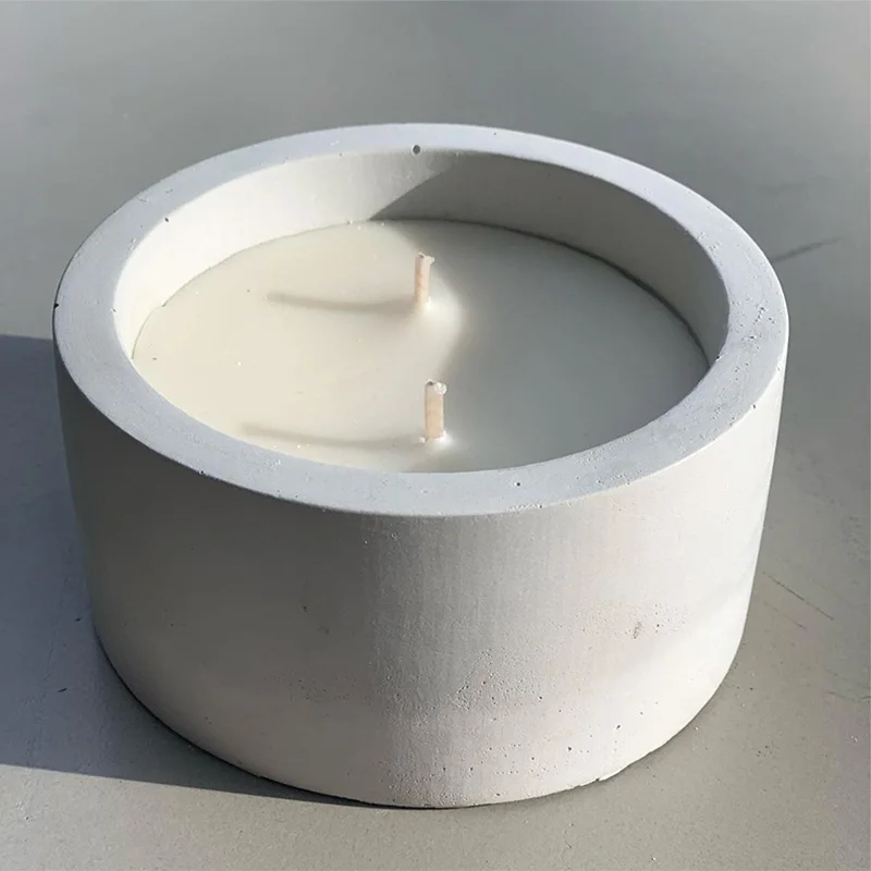 3 rozmiary Okrągłe formy beton – Ceramic Candle Vessel recenzja i cena