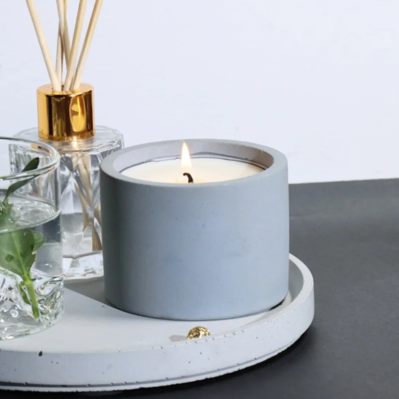 3 rozmiary Okrągłe formy beton – Ceramic Candle Vessel recenzja i cena