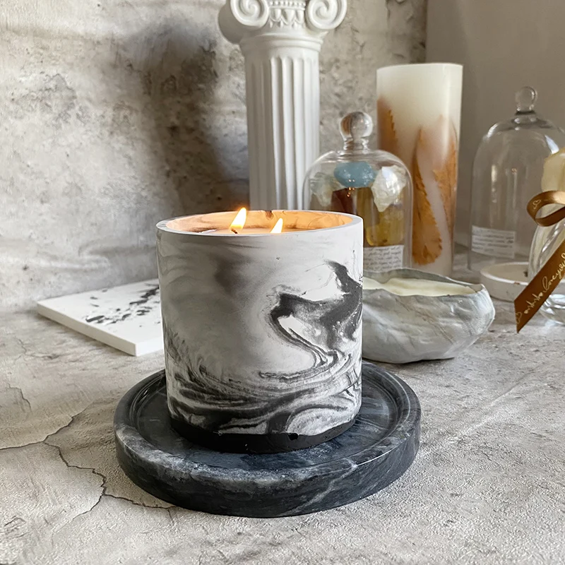 3 rozmiary Okrągłe formy beton – Ceramic Candle Vessel recenzja i cena